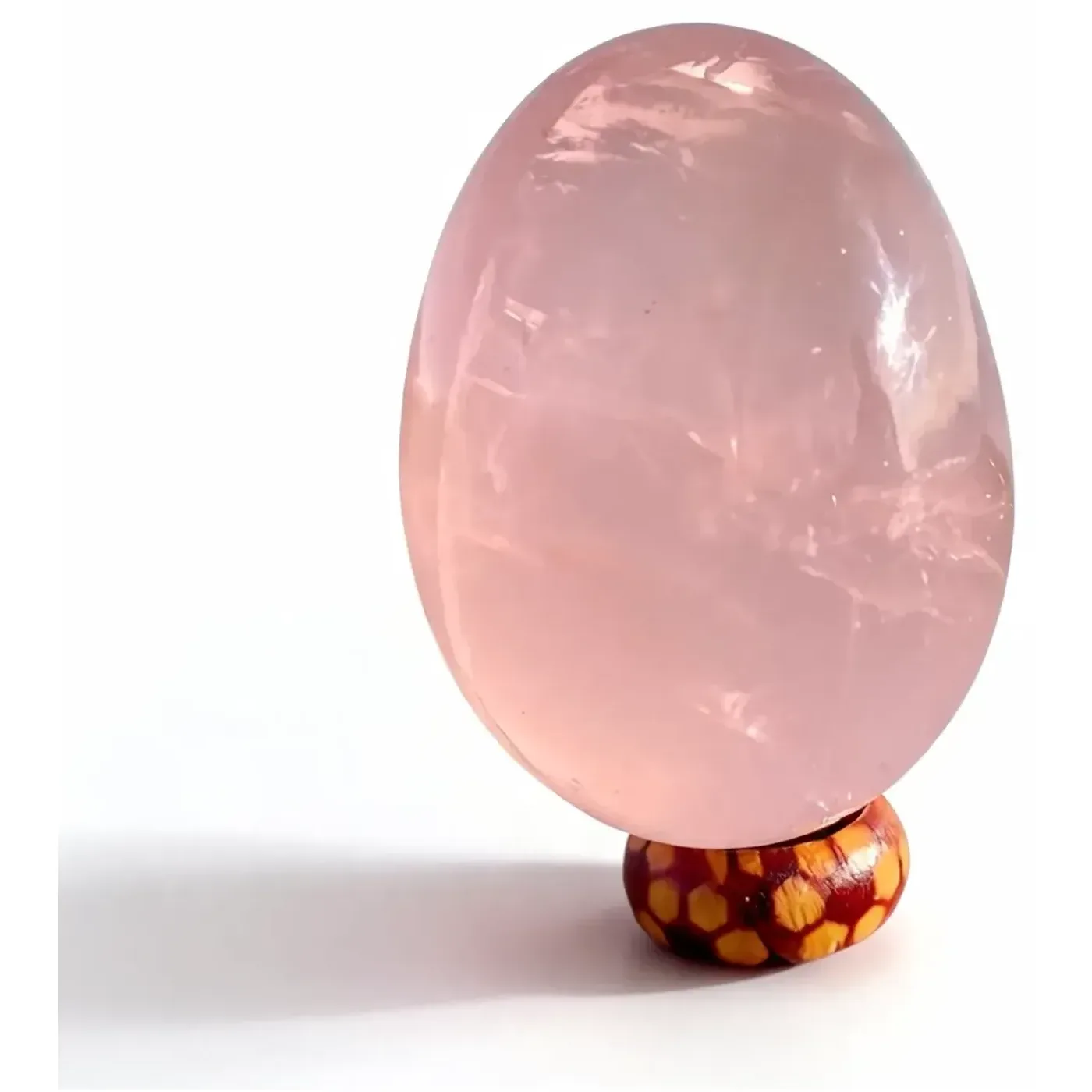 Rosenquarz Ei